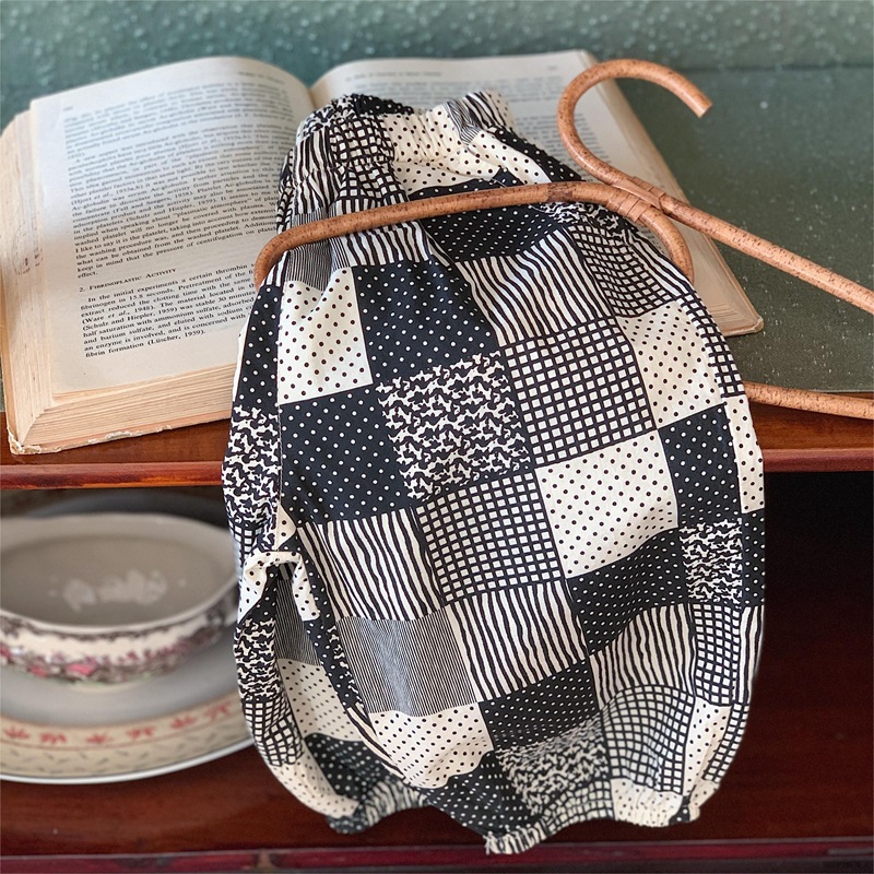 Toddler Bear Plaid Dots Striped Pants