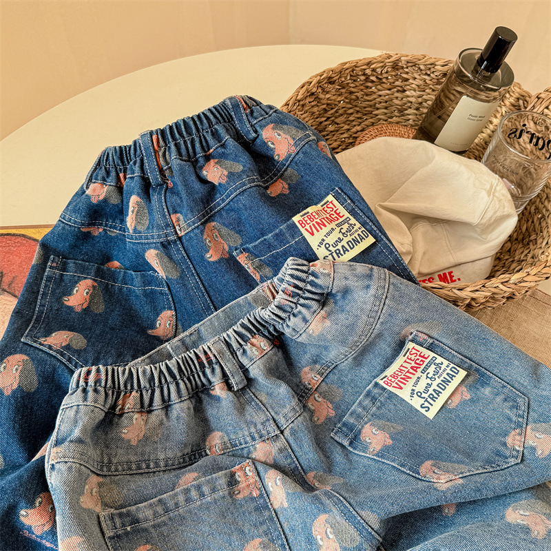 Kid Dog Casual Denim Pants
