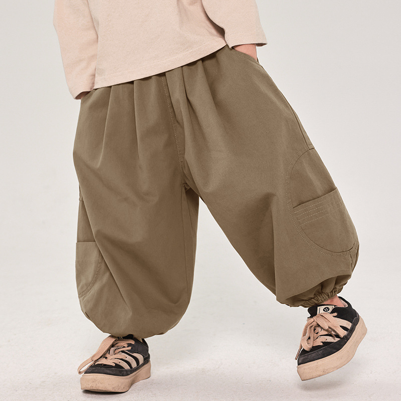 Toddler Plain Design Loose Jogger Pants