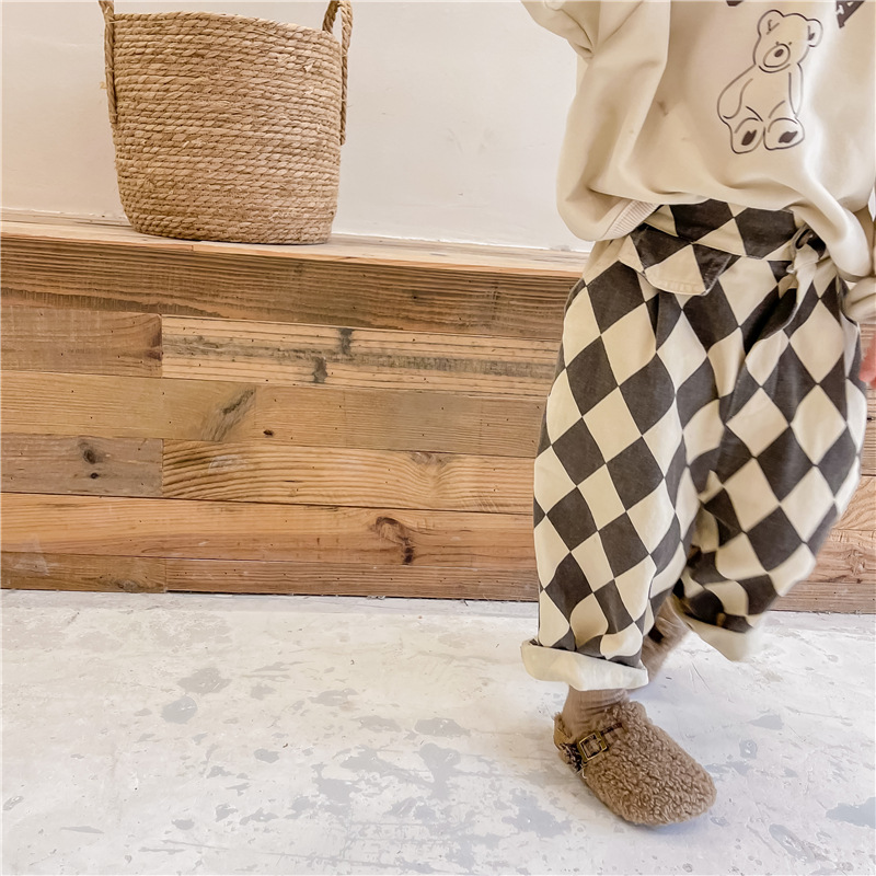 Kid Diamond Casual Denim Pants
