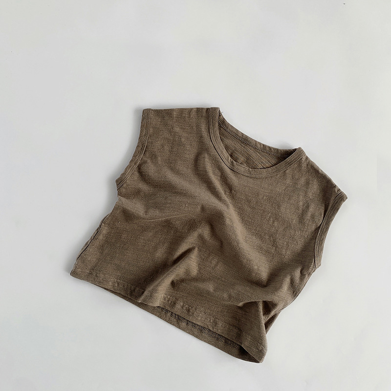 Kid Solid Color and Stripe Tank