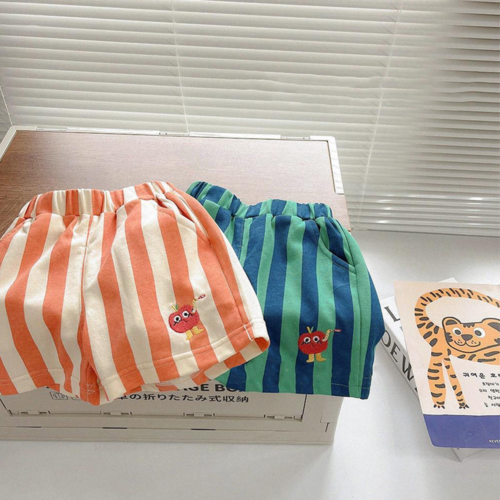 [Copy]Baby Green Striped Pants