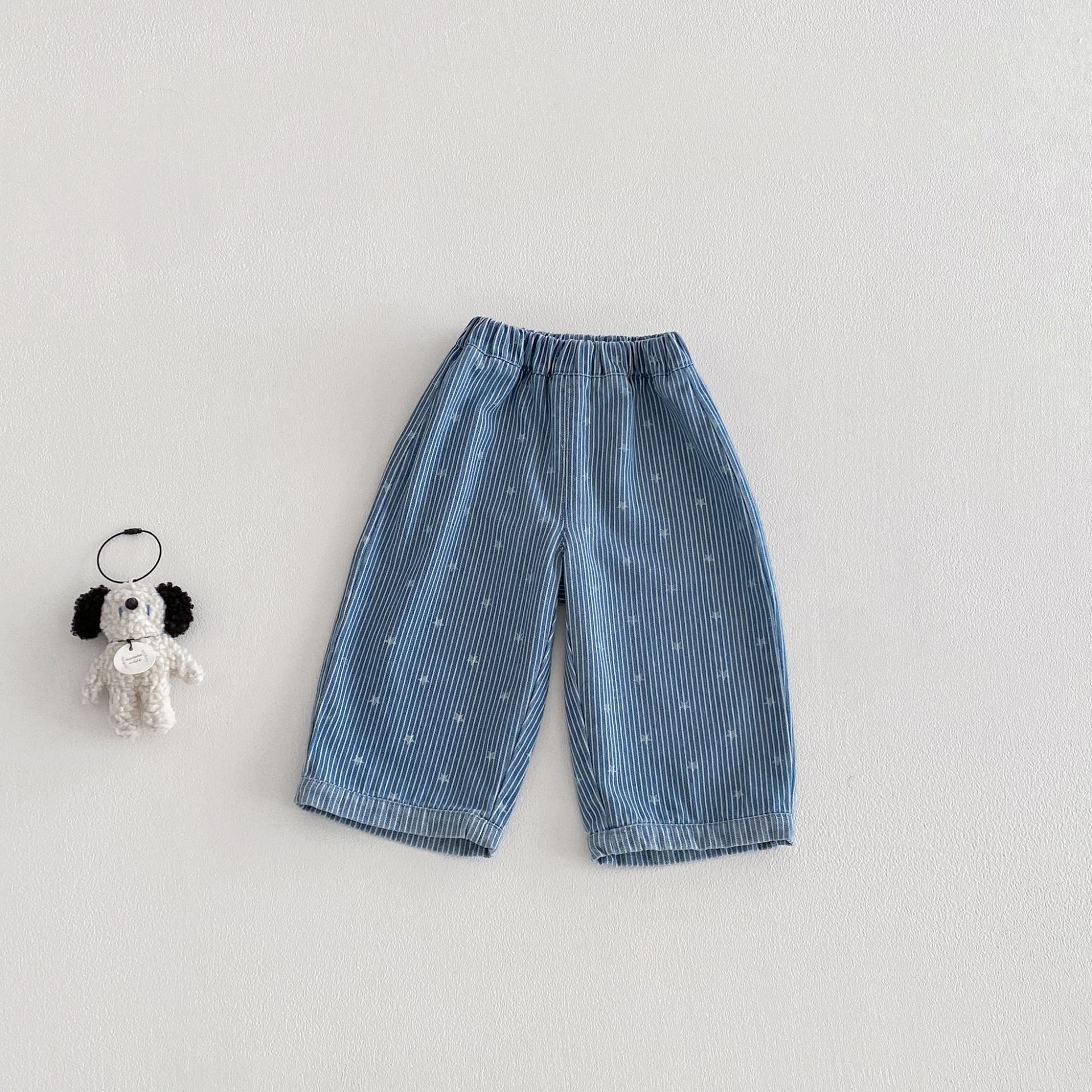 Baby Toddler Girl Puppy Denim Pants