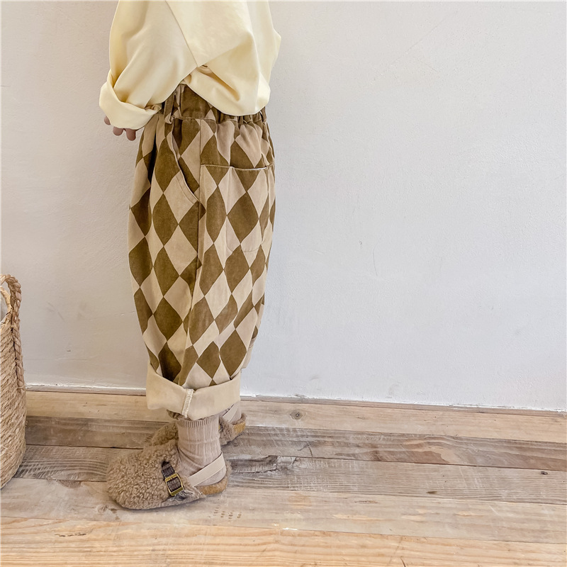 Kid Diamond Casual Denim Pants