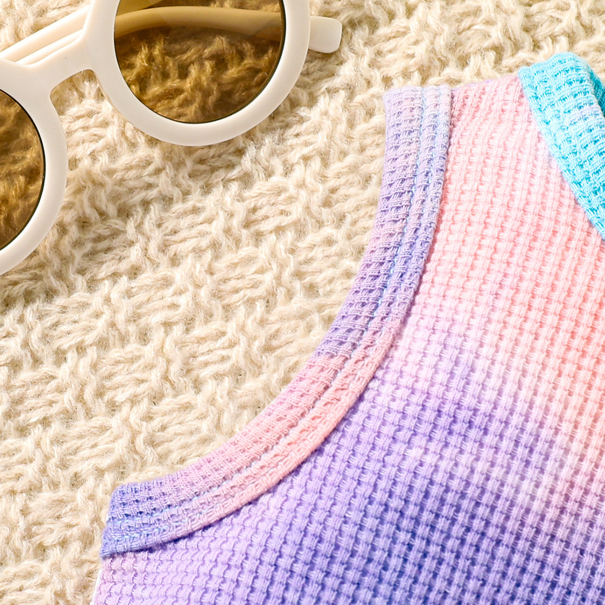 Baby Tie Dye Vest Romper