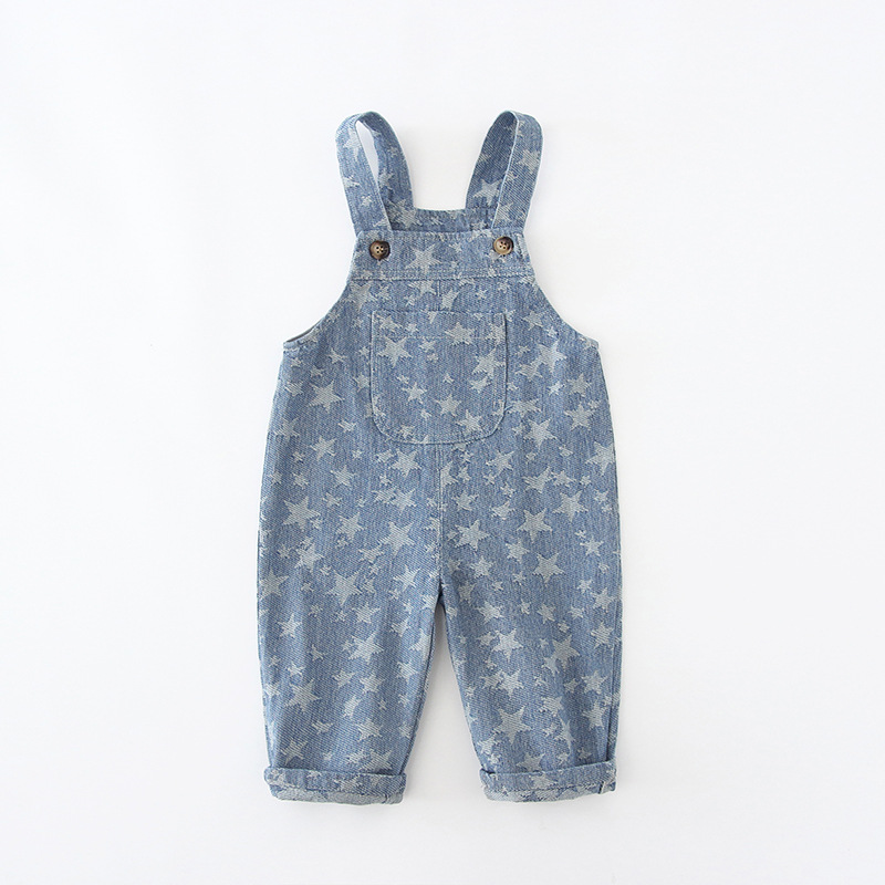 Baby Casual Star Denim Overalls