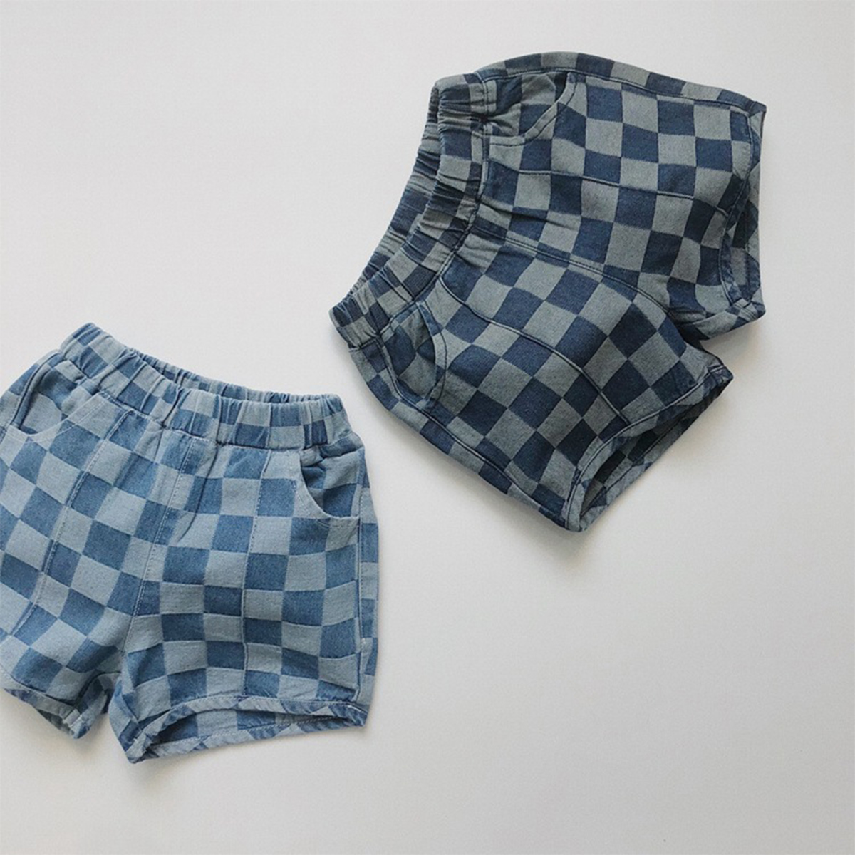 [Copy]Kid Color Block Design Loose Pants