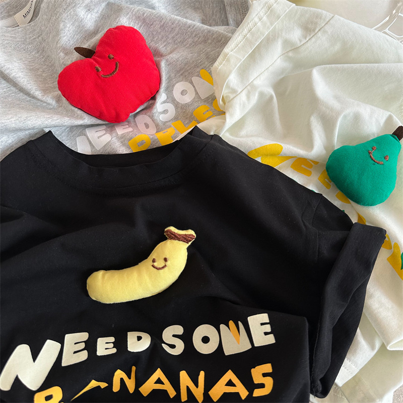 Toddler 3D Apple Bananas-shirt