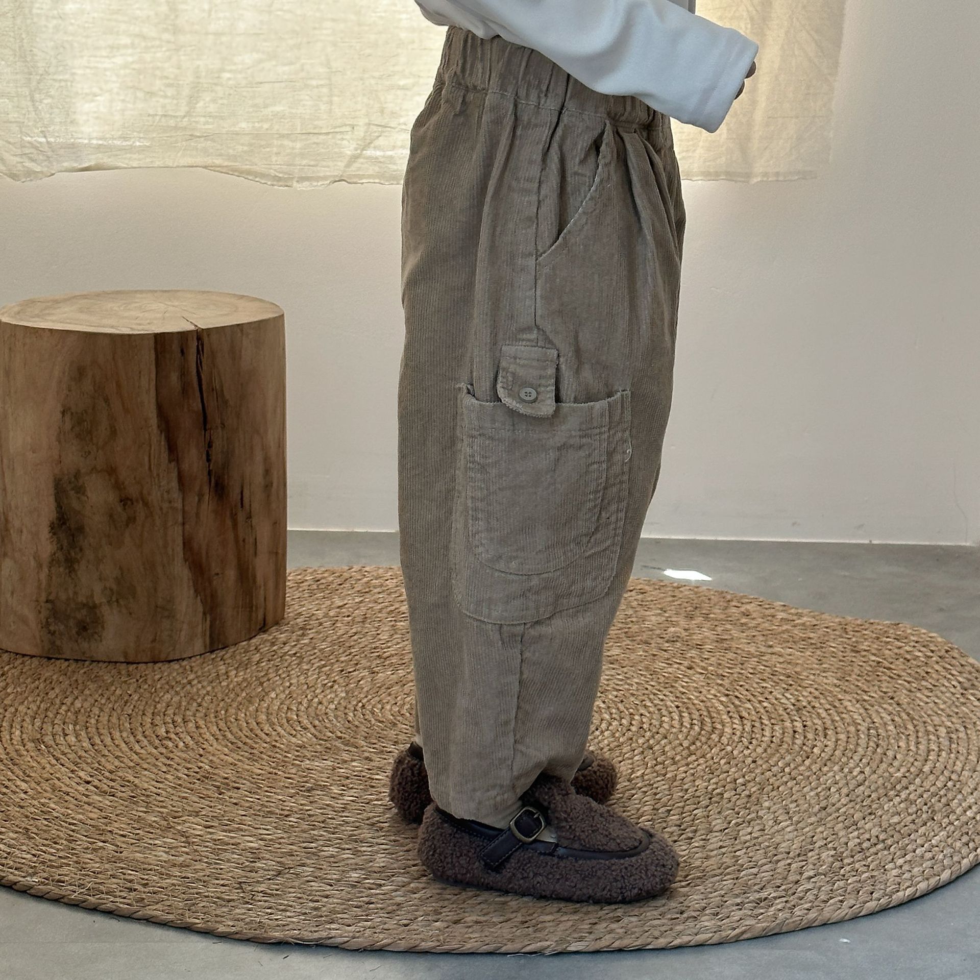 Kids Corduroy Pocket Pants