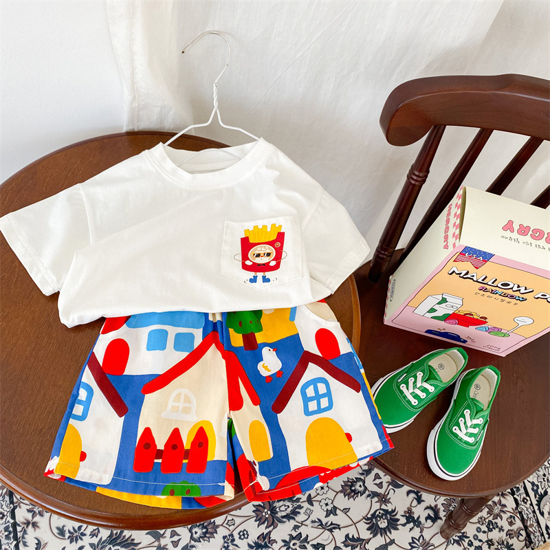 Toddler Colorful House Shorts