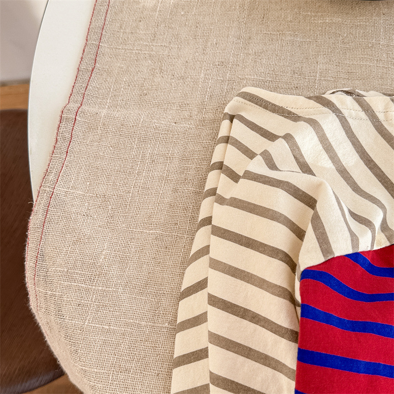 Toddler Contrast Striped T-shirt T-shirt