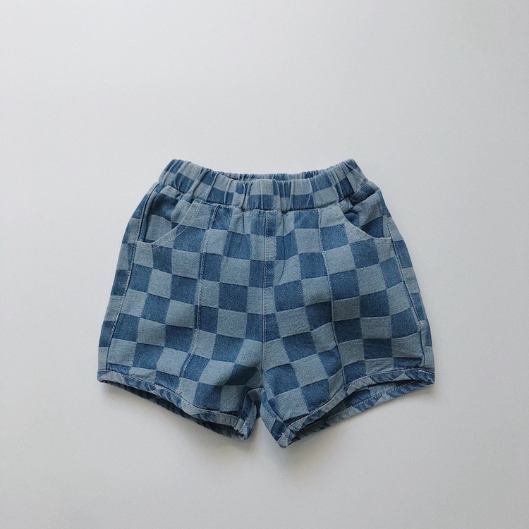 [Copy]Kid Color Block Design Loose Pants