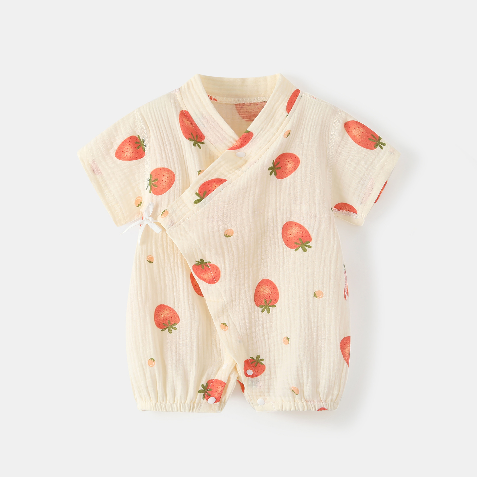 Baby Newborn Strawberry Romper