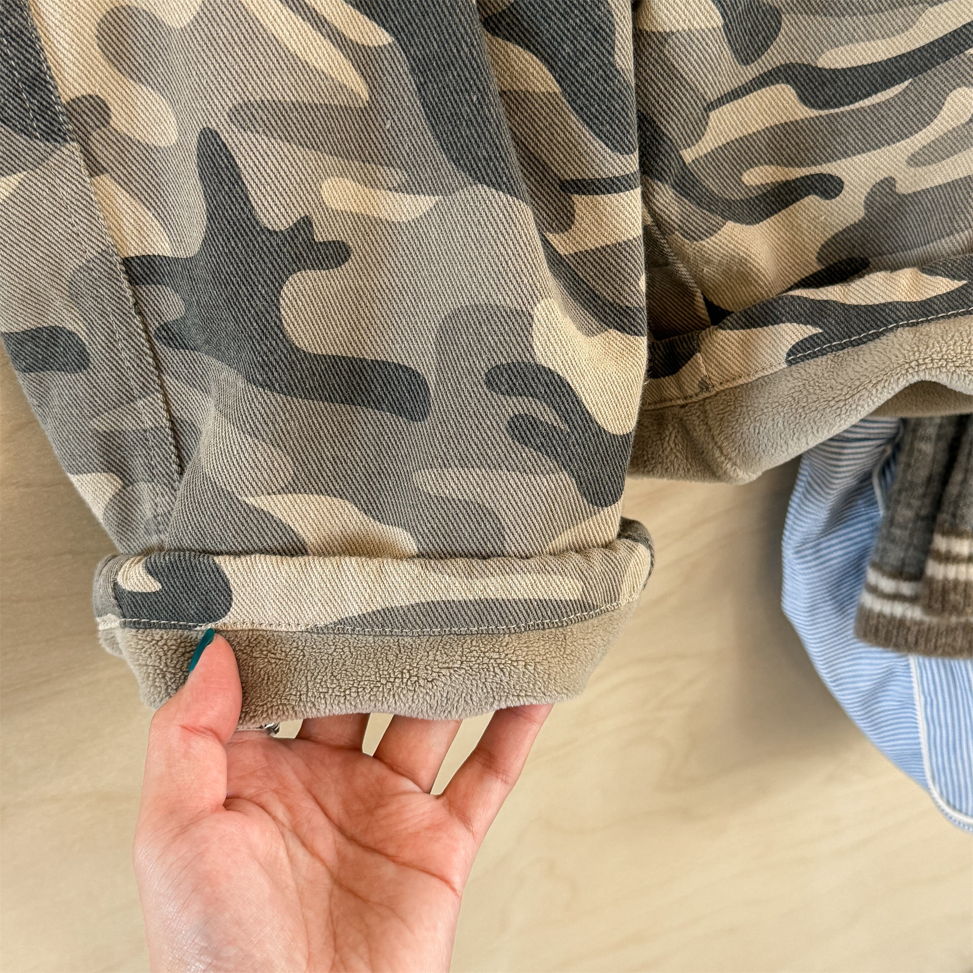 Kids Camo Warm Winter Casual Pants