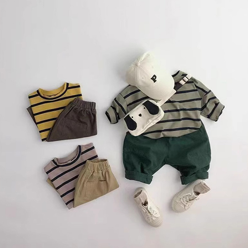 Toddler Boy Striped Long-Sleeved T-Shirt
