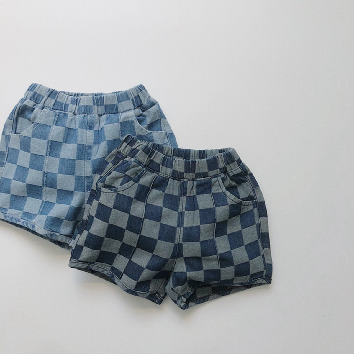 [Copy]Kid Color Block Design Loose Pants