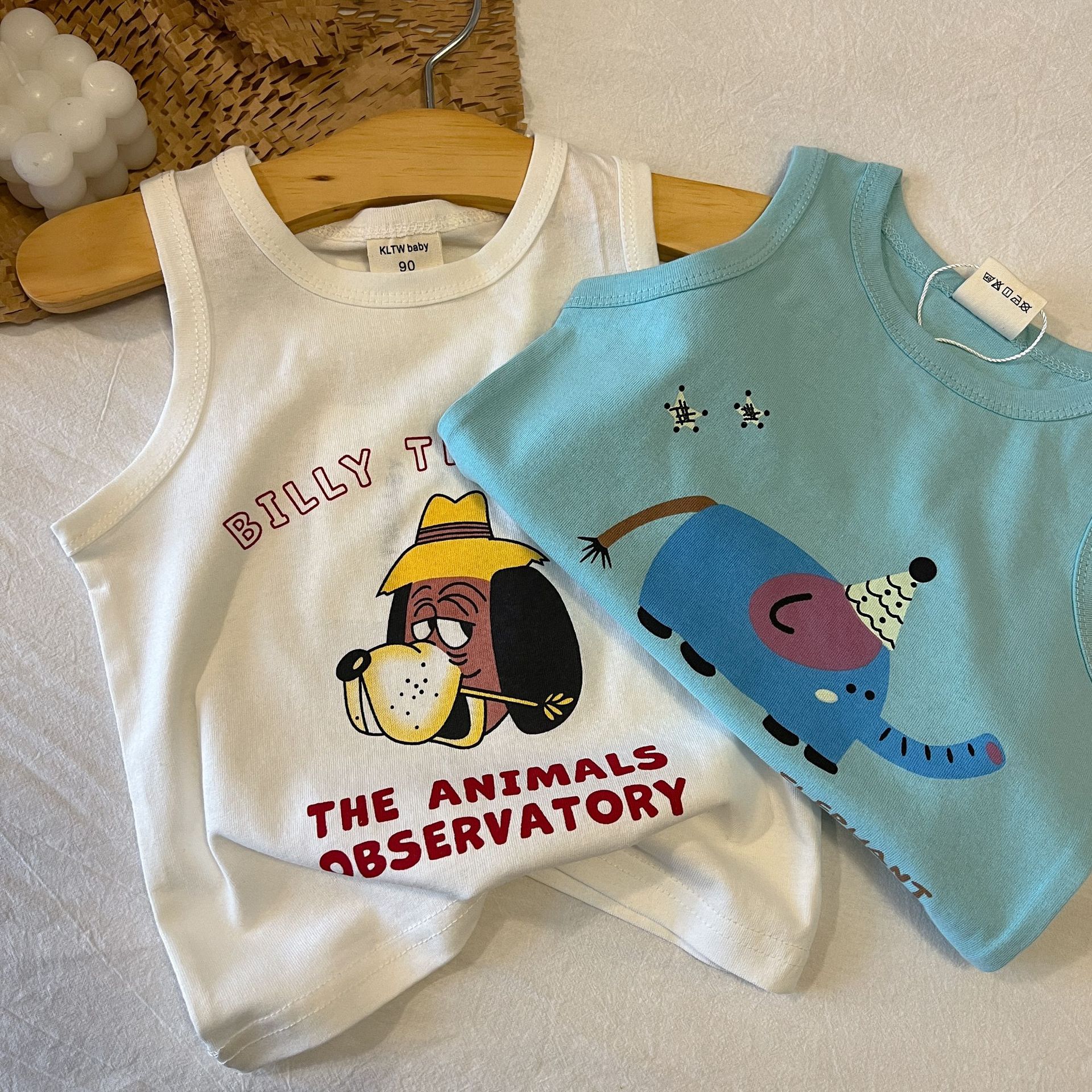 Toddler Boy Dog Elephant Donut Vest