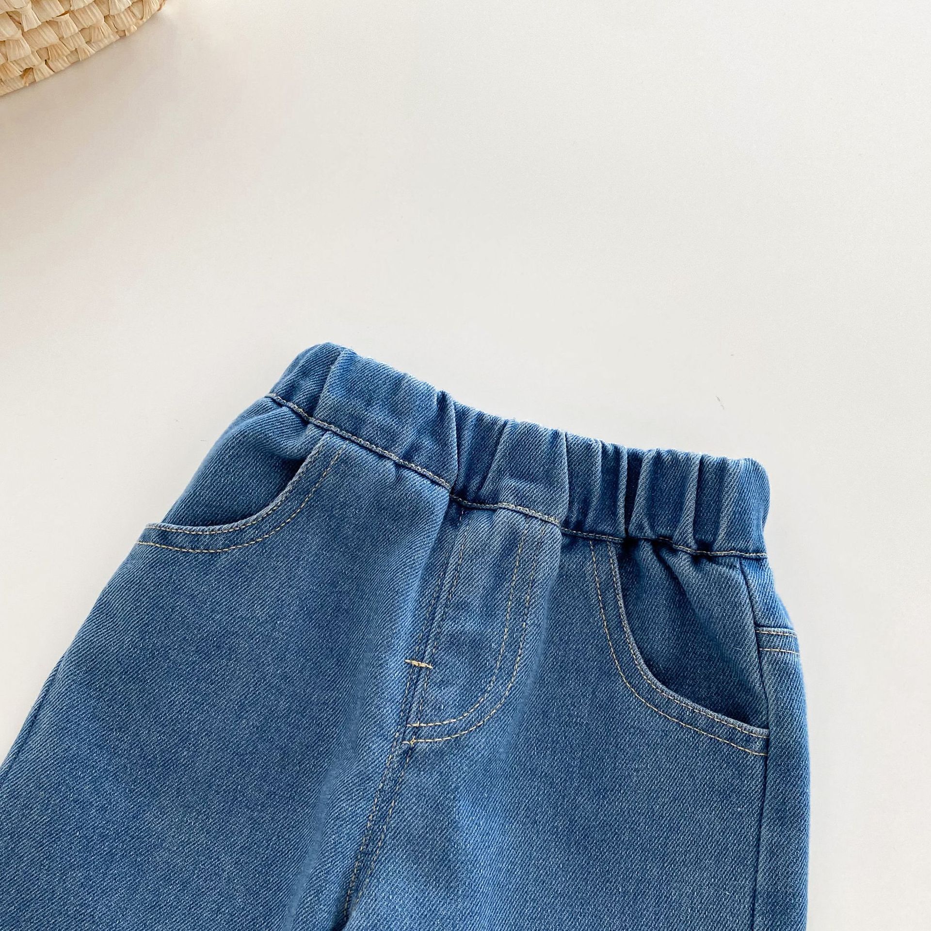 Baby Sweet Flower Chic Denim Pants