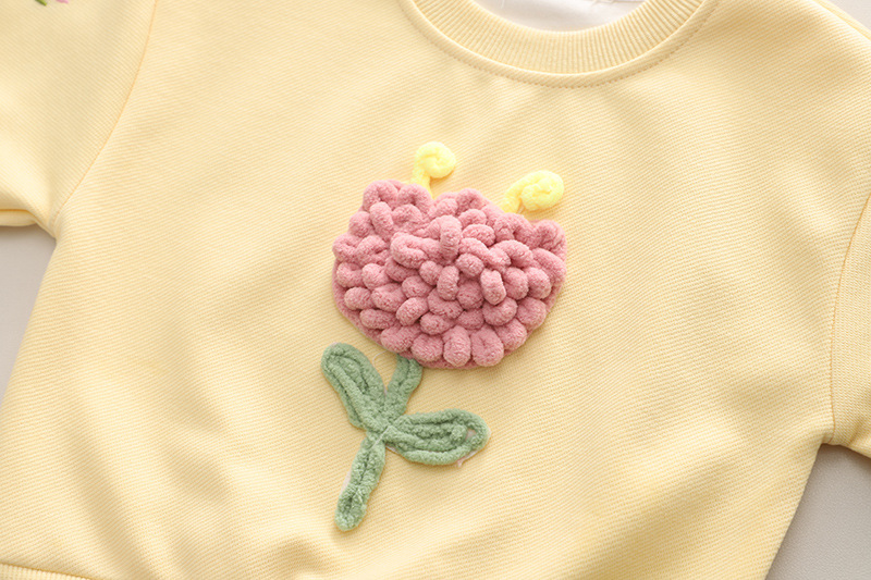 Toddler 2-Piece Flower Denim Set