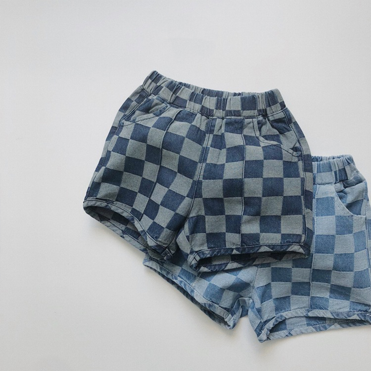 [Copy]Kid Color Block Design Loose Pants