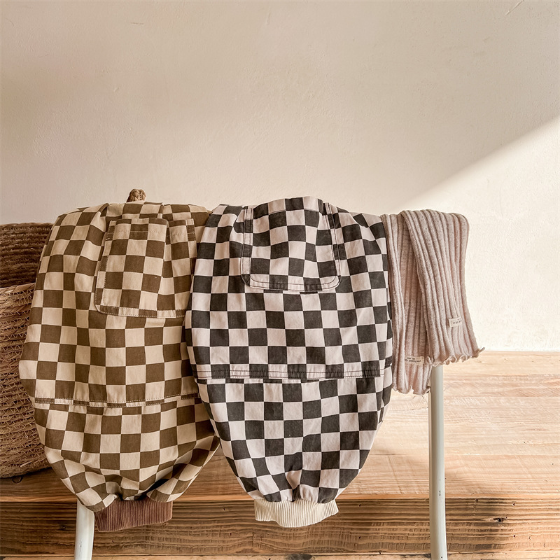 Toddler Checkerboard Casual Pants