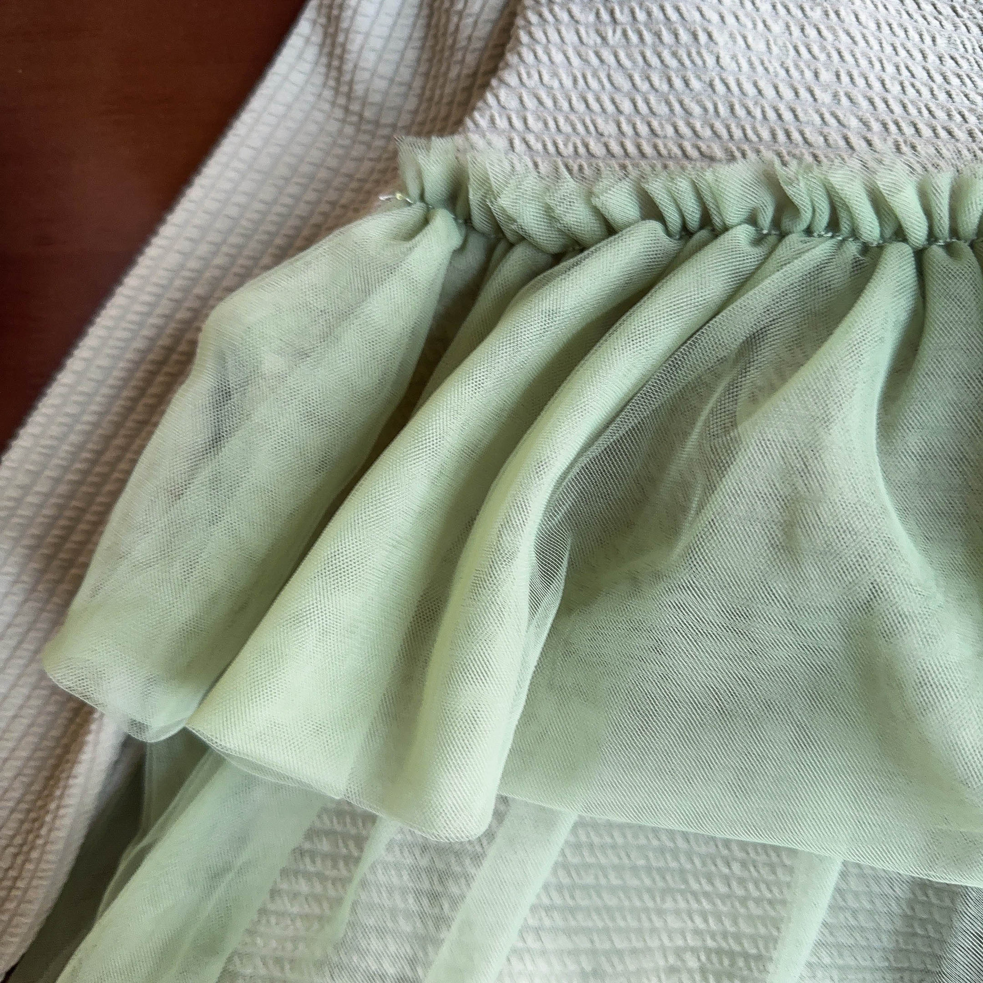 Toddler Girl Plush Heart Mesh Top and Pants 2-piece Sets