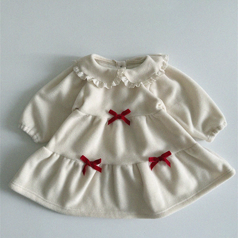Baby Toddler Girl Bow Sweet Dress