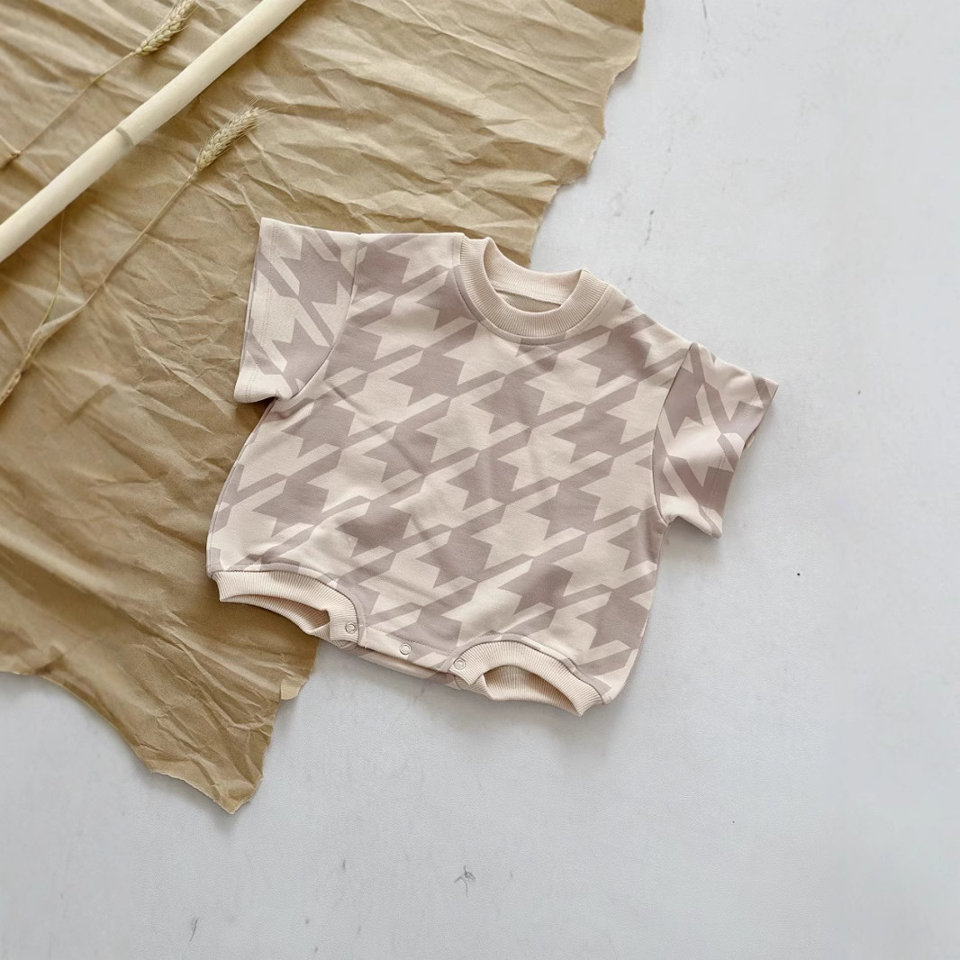 Baby Lightning Houndstooth Bodysuit