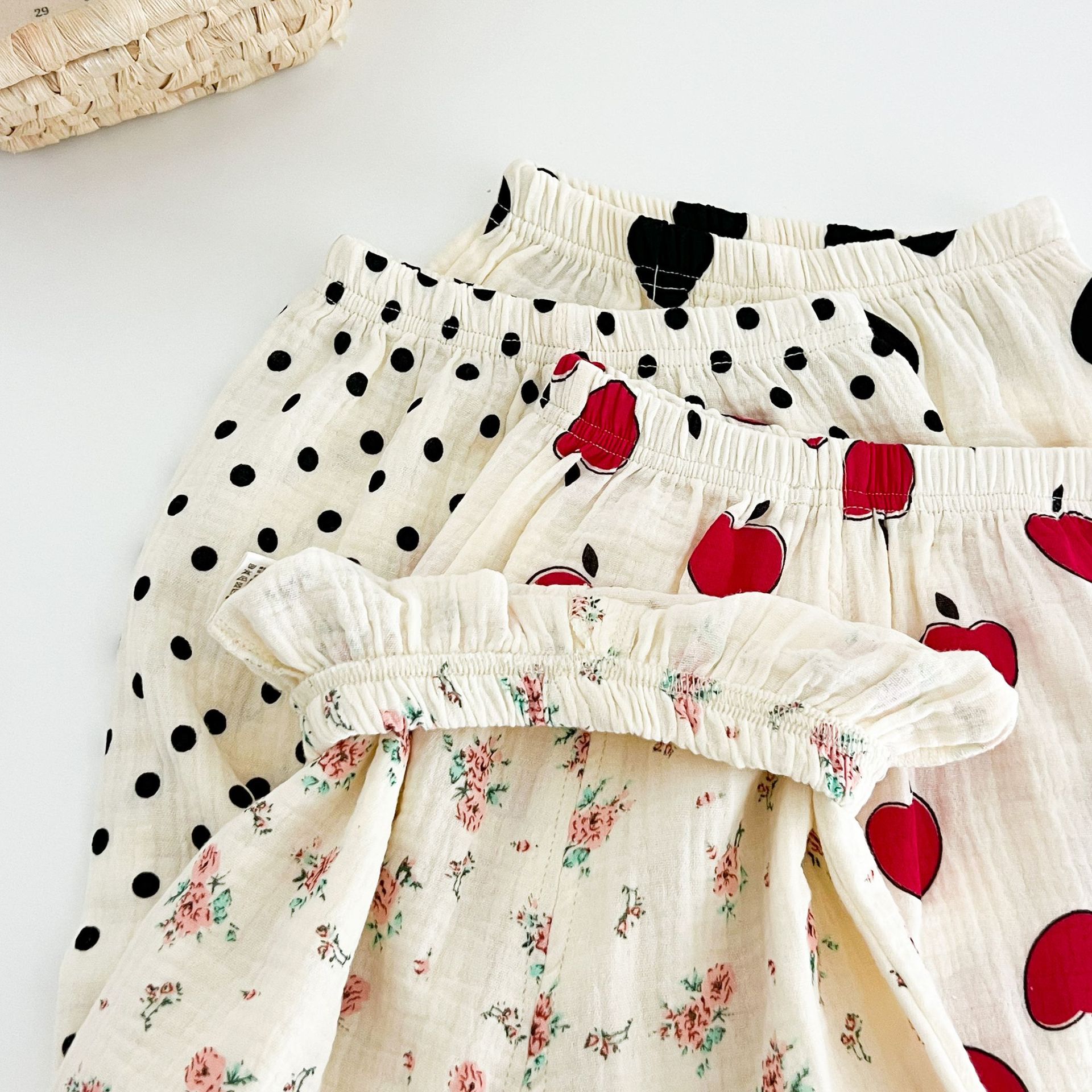 Toddler Apple Dots Florals Pants