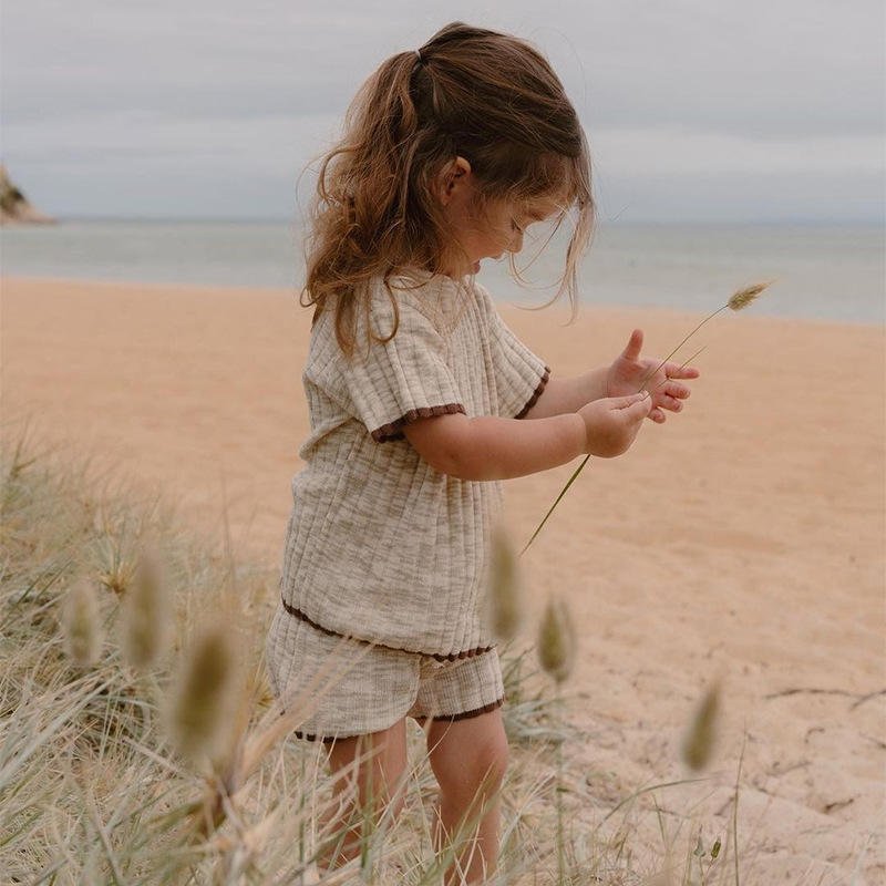 Baby Girls Heart Hollow Sweater Bodysuit
