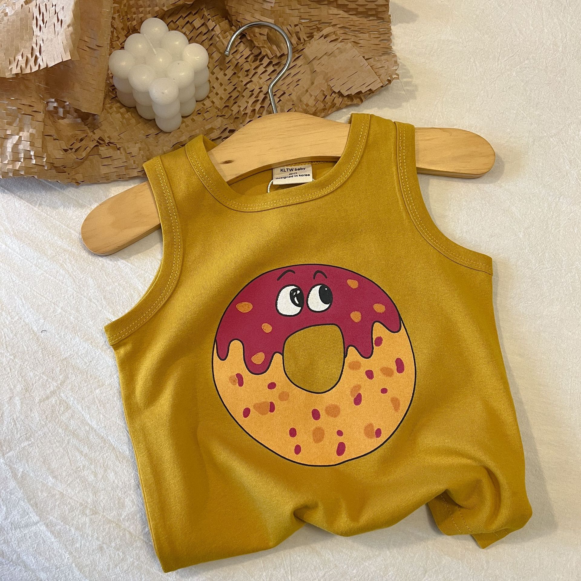 Toddler Boy Dog Elephant Donut Vest