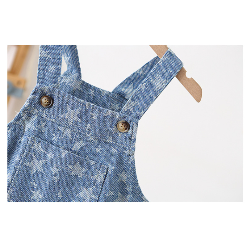 Baby Casual Star Denim Overalls