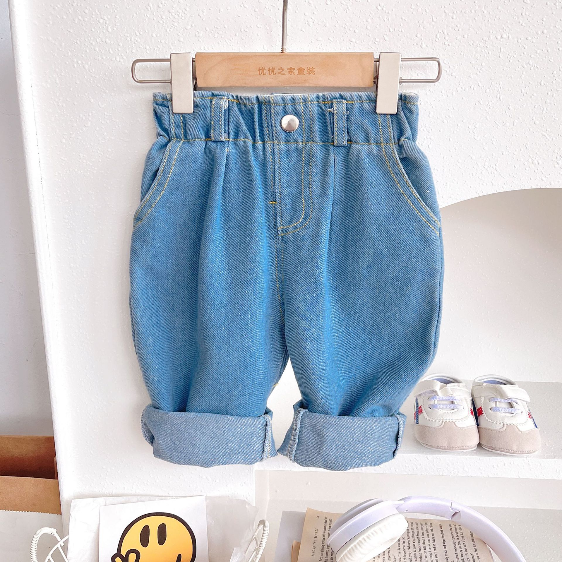 Baby Pure Blue Denim Pants