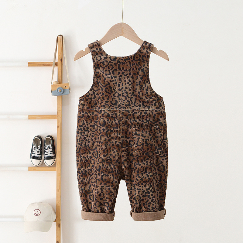 Baby Toddler Leopard Print Overalls
