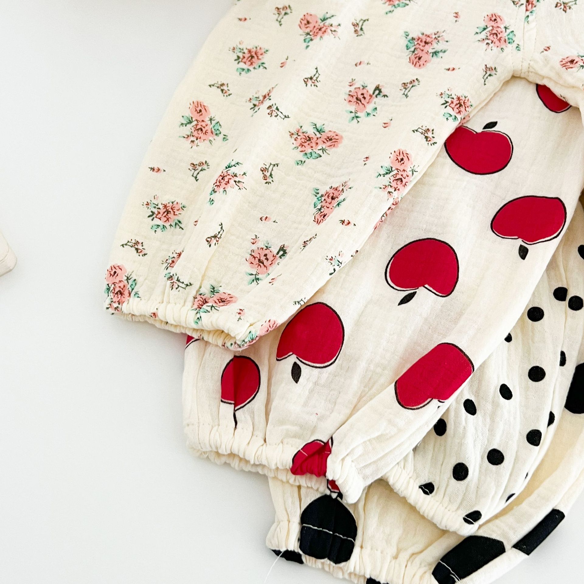 Toddler Apple Dots Florals Pants