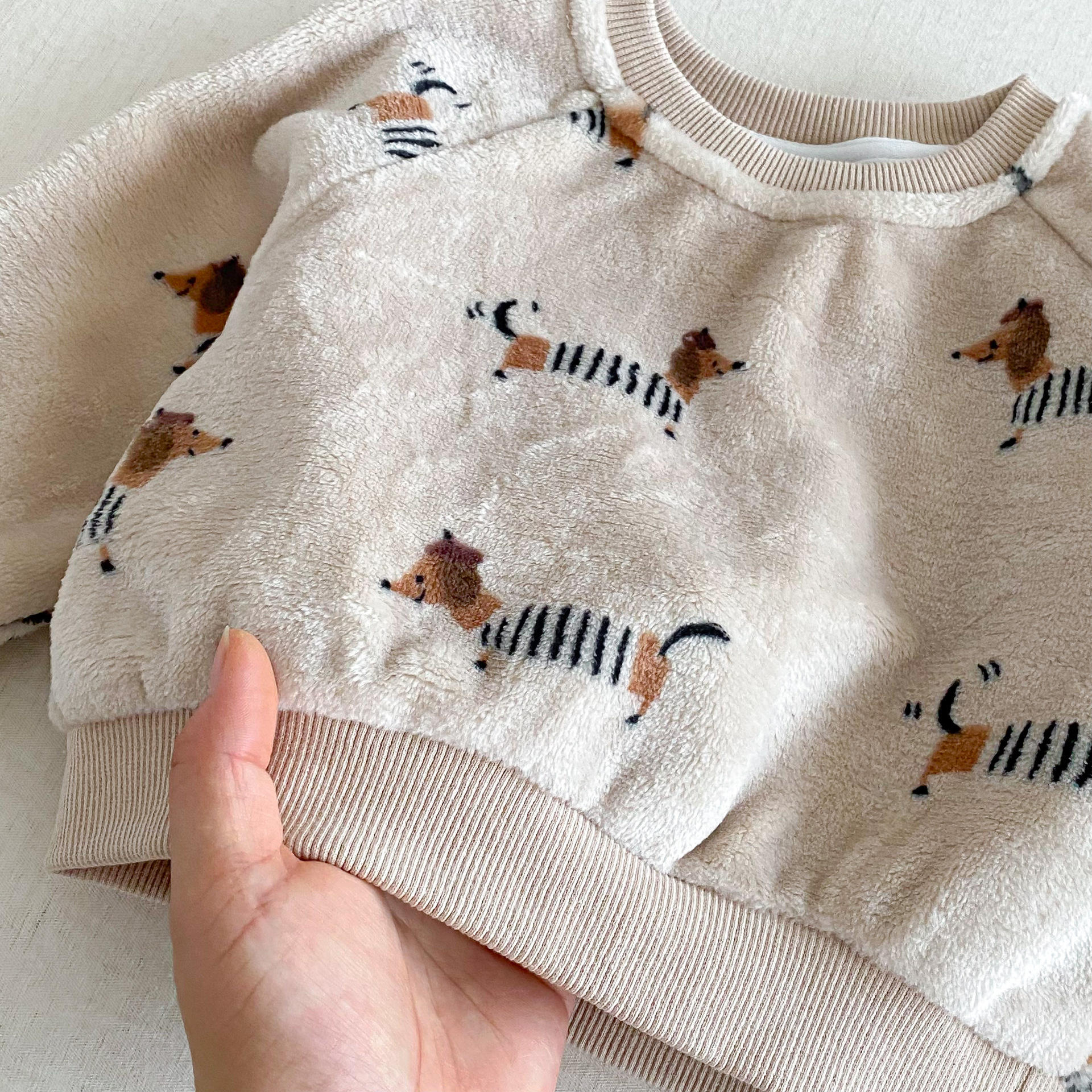 Baby Dogs Double Sided Fleece 2-piece Set