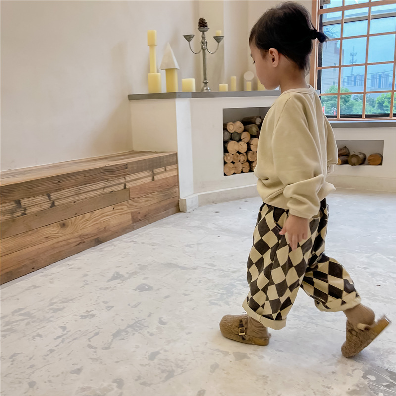 Kid Diamond Casual Denim Pants