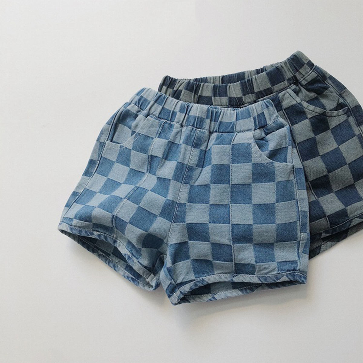 [Copy]Kid Color Block Design Loose Pants
