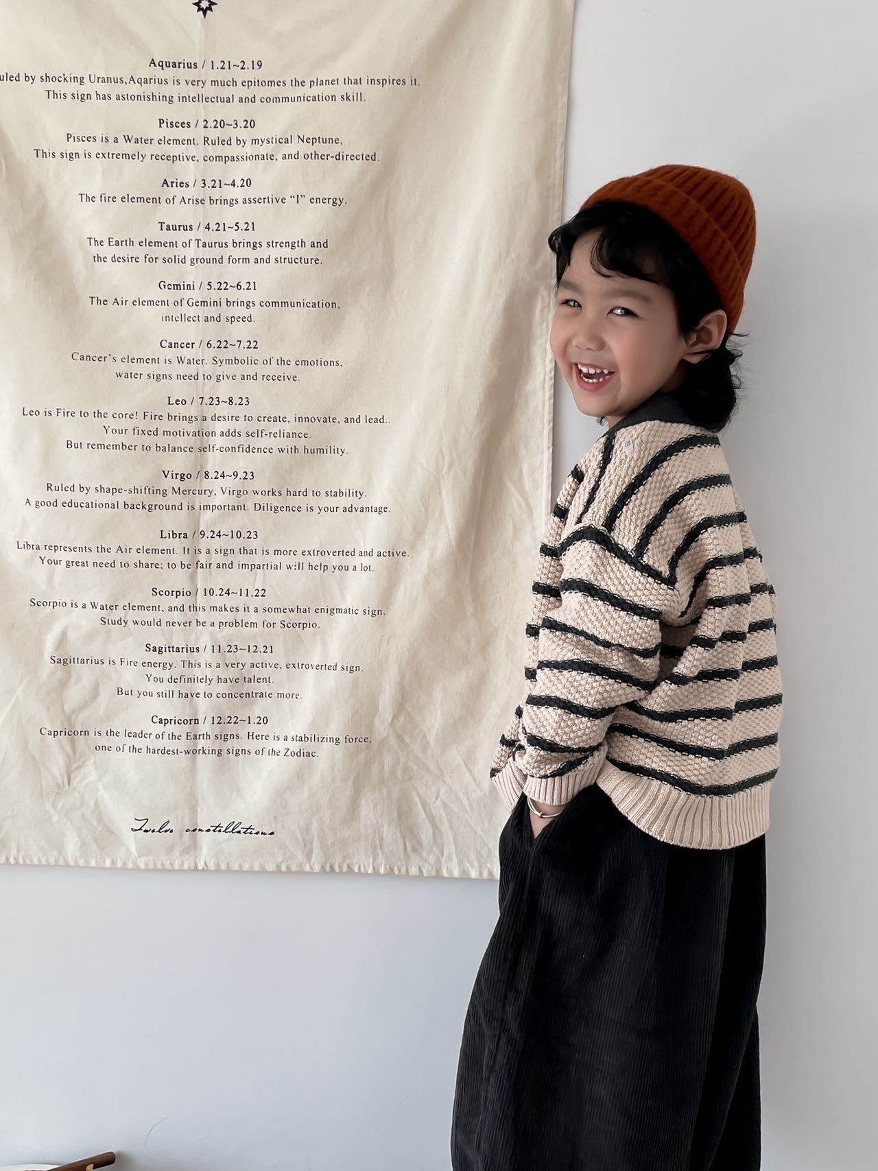 Kid Striped Polo Sweater