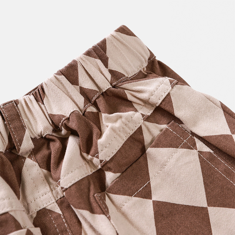 Toddler Diamond Checkerboard Shorts