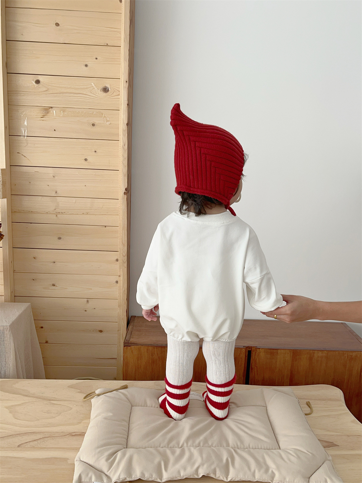 Baby Christmas Bear Bodysuit/Socks/Ha