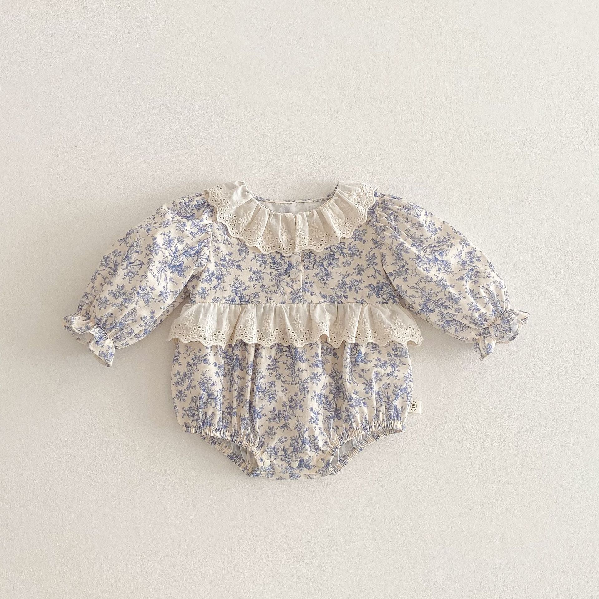 Baby Blue Florals Bodysuit