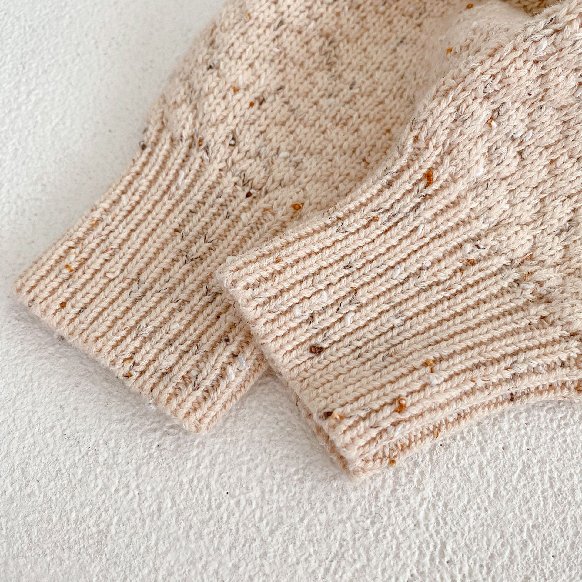 Baby Toddler Girl Embroidered Lapel Sweater Set