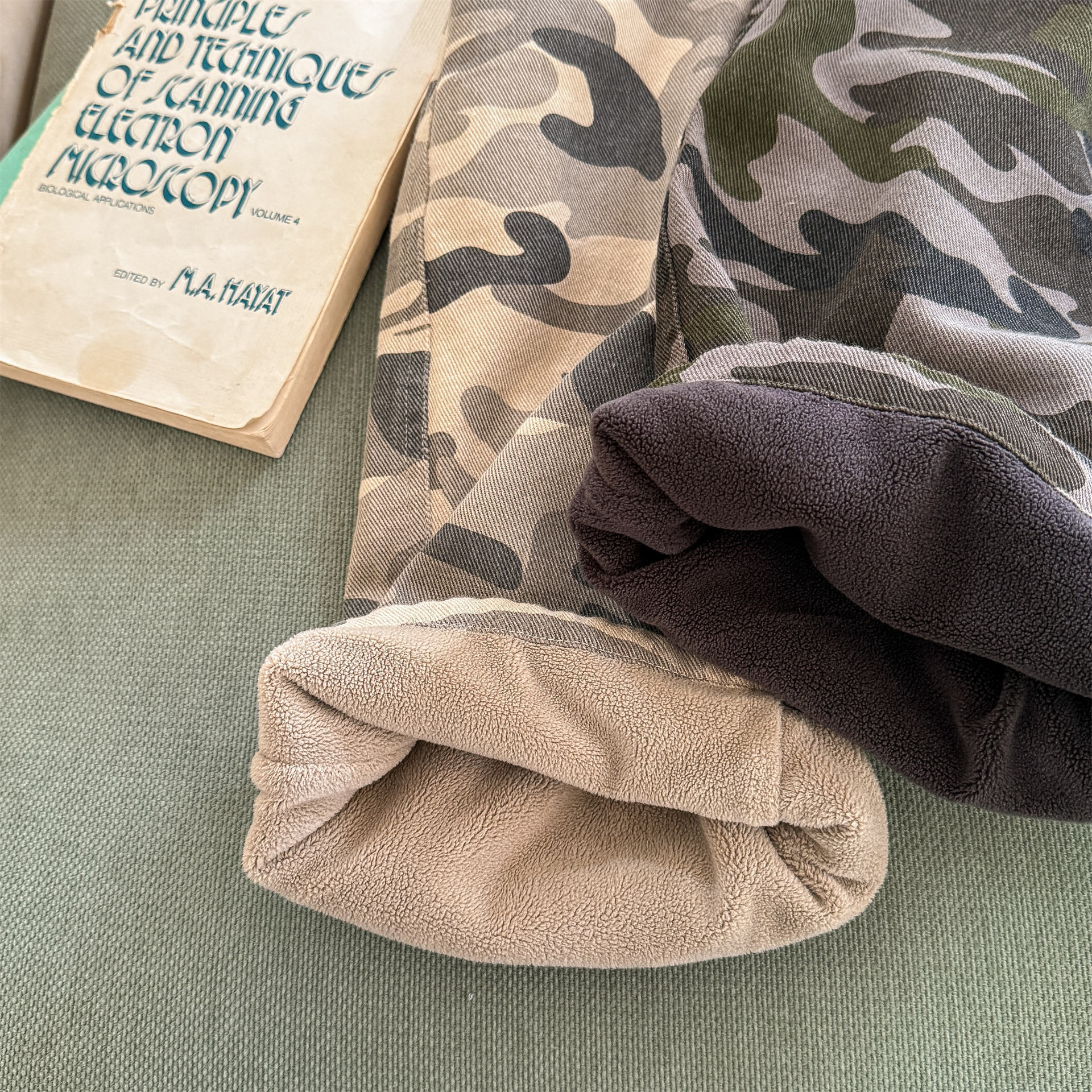 Kids Camo Warm Winter Casual Pants