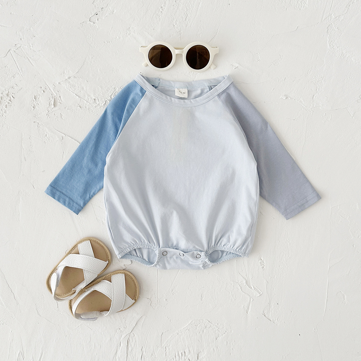 Baby Contrast Color Bodysuit