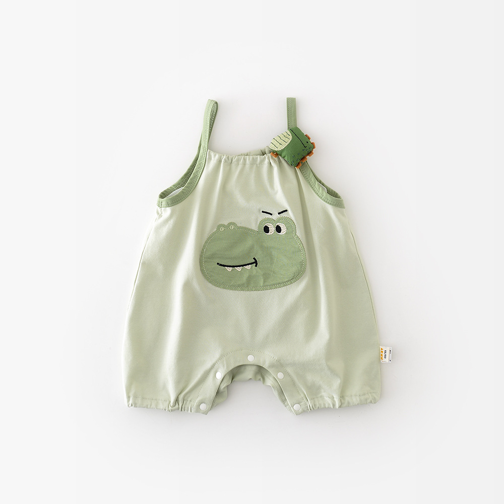 Baby Crocodile Patch Romper