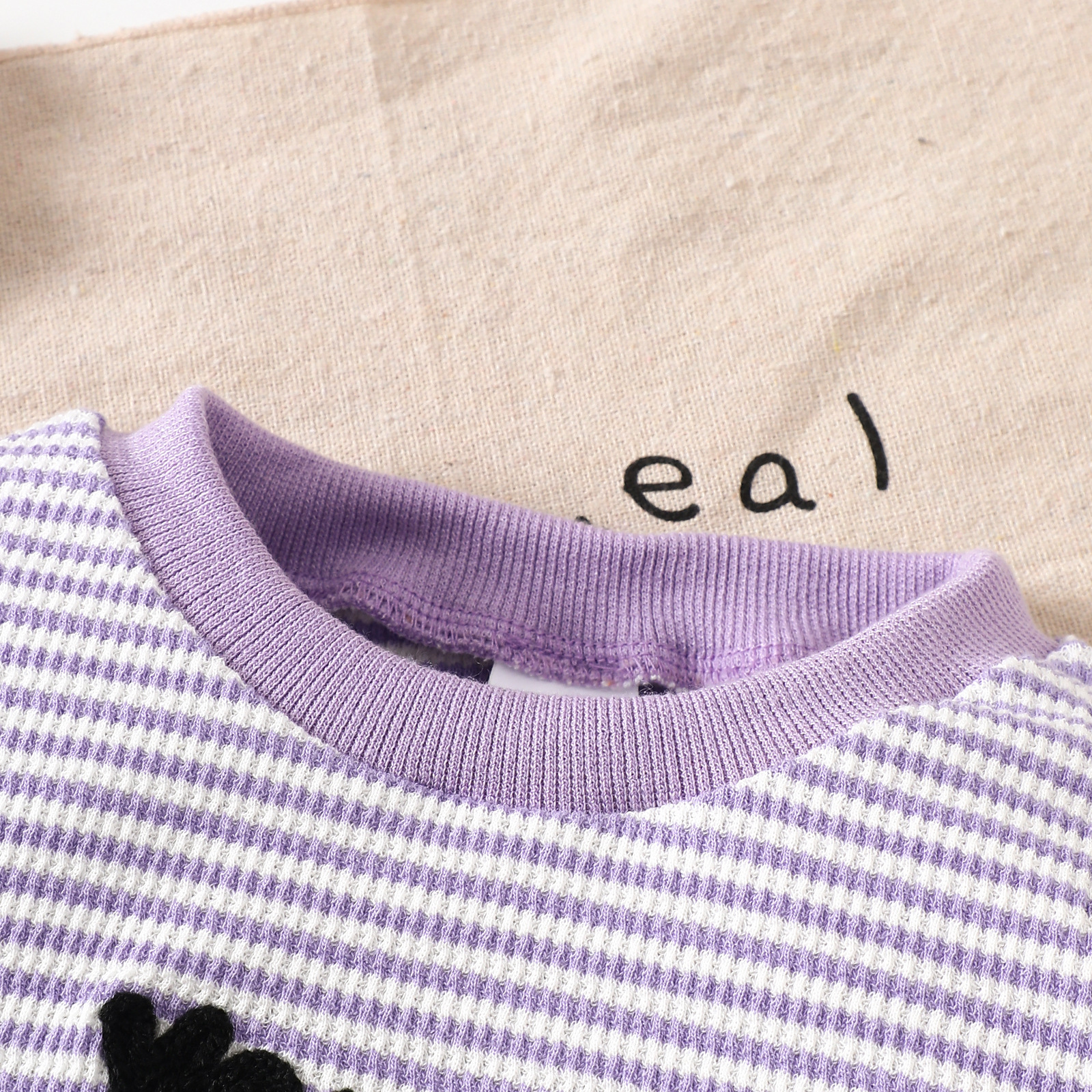 YOU GO GHOUL Baby Embroidery Ghost 2 Pieces Set