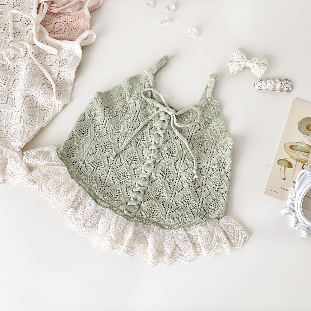 Baby Toddler Girl Lace Braided Vest