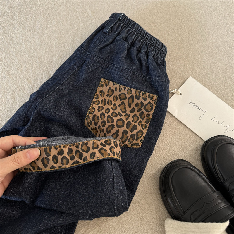 Toddler Boy Leopard Print Jeans