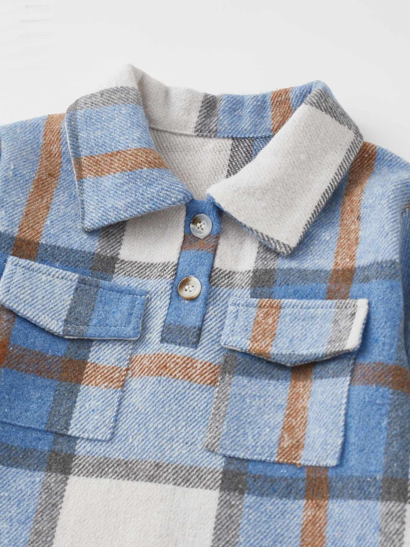 Baby Boy Plaid Romper